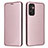 Funda de Cuero Cartera con Soporte Carcasa L02Z para Samsung Galaxy F13 4G Oro Rosa