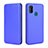 Funda de Cuero Cartera con Soporte Carcasa L02Z para Samsung Galaxy M21 Azul