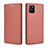 Funda de Cuero Cartera con Soporte Carcasa L02Z para Samsung Galaxy M60s Marron