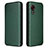 Funda de Cuero Cartera con Soporte Carcasa L02Z para Samsung Galaxy XCover 5 SM-G525F Verde