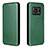 Funda de Cuero Cartera con Soporte Carcasa L02Z para Sharp Aquos R6 Verde