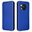 Funda de Cuero Cartera con Soporte Carcasa L02Z para Sharp Aquos R8 Azul