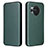 Funda de Cuero Cartera con Soporte Carcasa L02Z para Sharp Aquos R8s Verde