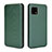 Funda de Cuero Cartera con Soporte Carcasa L02Z para Sharp Aquos Sense4 Basic Verde