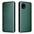 Funda de Cuero Cartera con Soporte Carcasa L02Z para Sharp Aquos Sense6 Verde