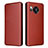 Funda de Cuero Cartera con Soporte Carcasa L02Z para Sharp Aquos Sense7 Marron