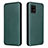 Funda de Cuero Cartera con Soporte Carcasa L02Z para Sharp Aquos Zero6 Verde