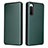 Funda de Cuero Cartera con Soporte Carcasa L02Z para Sony Xperia 10 IV SO-52C Verde