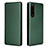 Funda de Cuero Cartera con Soporte Carcasa L02Z para Sony Xperia 5 III SO-53B Verde