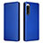 Funda de Cuero Cartera con Soporte Carcasa L02Z para Sony Xperia 5 IV Azul