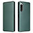 Funda de Cuero Cartera con Soporte Carcasa L02Z para Sony Xperia 5 IV Verde