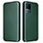 Funda de Cuero Cartera con Soporte Carcasa L02Z para Vivo iQOO 7 5G Verde