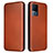 Funda de Cuero Cartera con Soporte Carcasa L02Z para Vivo iQOO 7 Legend 5G Marron