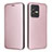 Funda de Cuero Cartera con Soporte Carcasa L02Z para Vivo V23 5G Oro Rosa