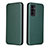 Funda de Cuero Cartera con Soporte Carcasa L02Z para Vivo V23e 5G Verde