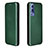 Funda de Cuero Cartera con Soporte Carcasa L02Z para Vivo Y52 5G Verde