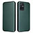 Funda de Cuero Cartera con Soporte Carcasa L02Z para Vivo Y52t 5G Verde