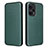 Funda de Cuero Cartera con Soporte Carcasa L02Z para Xiaomi Poco F5 5G Verde