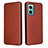 Funda de Cuero Cartera con Soporte Carcasa L02Z para Xiaomi Redmi 10 5G Marron