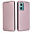 Funda de Cuero Cartera con Soporte Carcasa L02Z para Xiaomi Redmi 11 Prime 5G Oro Rosa