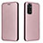 Funda de Cuero Cartera con Soporte Carcasa L02Z para Xiaomi Redmi Note 11S 4G Oro Rosa