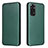 Funda de Cuero Cartera con Soporte Carcasa L02Z para Xiaomi Redmi Note 11S 4G Verde