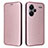 Funda de Cuero Cartera con Soporte Carcasa L02Z para Xiaomi Redmi Note 13 Pro+ Plus 5G Oro Rosa