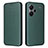 Funda de Cuero Cartera con Soporte Carcasa L02Z para Xiaomi Redmi Note 13 Pro+ Plus 5G Verde