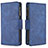 Funda de Cuero Cartera con Soporte Carcasa L03 para Apple iPhone 15 Pro Max Azul