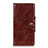 Funda de Cuero Cartera con Soporte Carcasa L03 para BQ Vsmart joy 1 Plus Marron