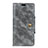 Funda de Cuero Cartera con Soporte Carcasa L03 para Doogee X60L Gris