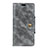 Funda de Cuero Cartera con Soporte Carcasa L03 para HTC Desire 12 Plus Gris