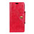 Funda de Cuero Cartera con Soporte Carcasa L03 para HTC Desire 12 Plus Rojo