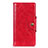 Funda de Cuero Cartera con Soporte Carcasa L03 para OnePlus 7T Pro Rojo
