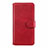 Funda de Cuero Cartera con Soporte Carcasa L03 para Samsung Galaxy A11 Rojo