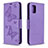 Funda de Cuero Cartera con Soporte Carcasa L03 para Samsung Galaxy A31 Morado