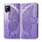 Funda de Cuero Cartera con Soporte Carcasa L03 para Samsung Galaxy A42 5G Purpura Claro