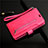 Funda de Cuero Cartera con Soporte Carcasa L03 para Samsung Galaxy S20 Plus Rojo