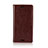 Funda de Cuero Cartera con Soporte Carcasa L03 para Sony Xperia XZ1 Compact Marron