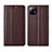 Funda de Cuero Cartera con Soporte Carcasa L03 para Xiaomi Mi 11 5G Marron