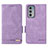 Funda de Cuero Cartera con Soporte Carcasa L03Z para Motorola Moto Edge 20 5G Morado