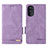 Funda de Cuero Cartera con Soporte Carcasa L03Z para Motorola Moto G71s 5G Morado