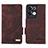 Funda de Cuero Cartera con Soporte Carcasa L03Z para Oppo Reno8 Pro 5G Marron