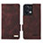 Funda de Cuero Cartera con Soporte Carcasa L03Z para Oppo Reno9 5G Marron