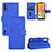 Funda de Cuero Cartera con Soporte Carcasa L03Z para Samsung Galaxy A01 SM-A015 Azul