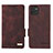 Funda de Cuero Cartera con Soporte Carcasa L03Z para Samsung Galaxy A03 Marron