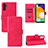 Funda de Cuero Cartera con Soporte Carcasa L03Z para Samsung Galaxy A13 5G Rosa Roja