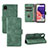 Funda de Cuero Cartera con Soporte Carcasa L03Z para Samsung Galaxy A22 5G SC-56B Verde