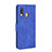 Funda de Cuero Cartera con Soporte Carcasa L03Z para Samsung Galaxy A40 Azul