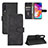 Funda de Cuero Cartera con Soporte Carcasa L03Z para Samsung Galaxy A70 Negro